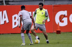 Atacante Fred treinou como titular nesta quarta-feira, e estaria nos planos de Levir para o fim de semana