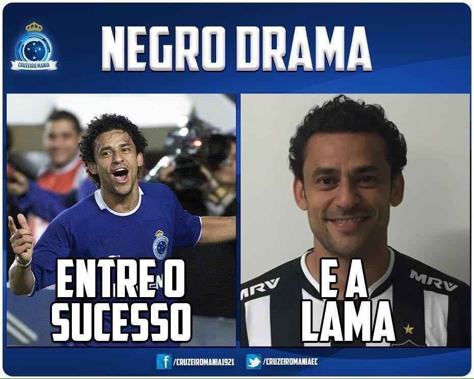Cruzeirenses provocam atleticanos aps vitria no clssico, e Fred  alvo principal dos memes