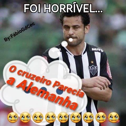 Cruzeirenses provocam atleticanos aps vitria no clssico, e Fred  alvo principal dos memes