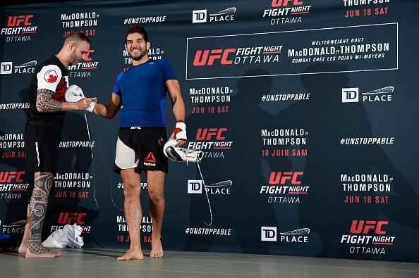 Treino aberto do UFC em Ottawa, no Canad - Patrick Cote