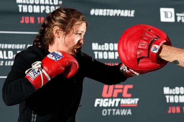 Treino aberto do UFC em Ottawa, no Canad - Joanne Calderwood
