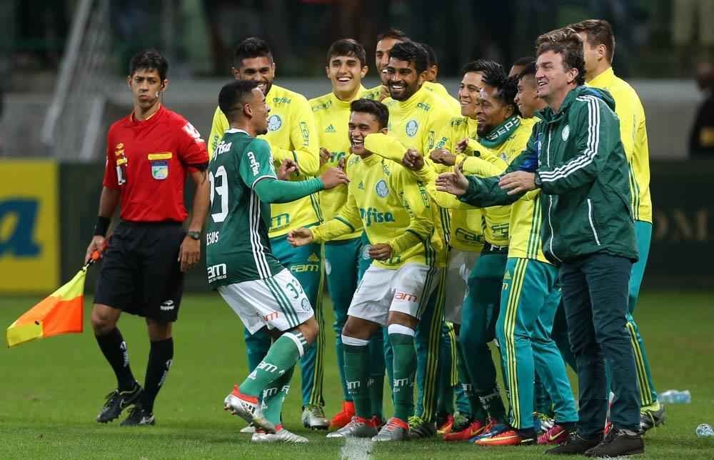 Equipe paulista venceu o Coelho por 2 a 0, com dois gols do atacante Gabriel Jesus