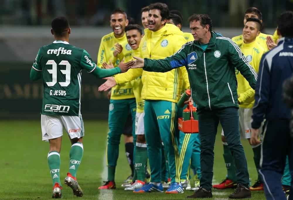 Equipe paulista venceu o Coelho por 2 a 0, com dois gols do atacante Gabriel Jesus
