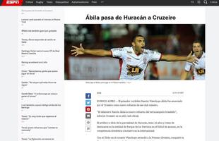 ESPN: 'bila se transfere do Huracn para o Cruzeiro'