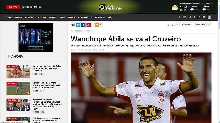 Toda Pasin: 'bila vai para o Cruzeiro'