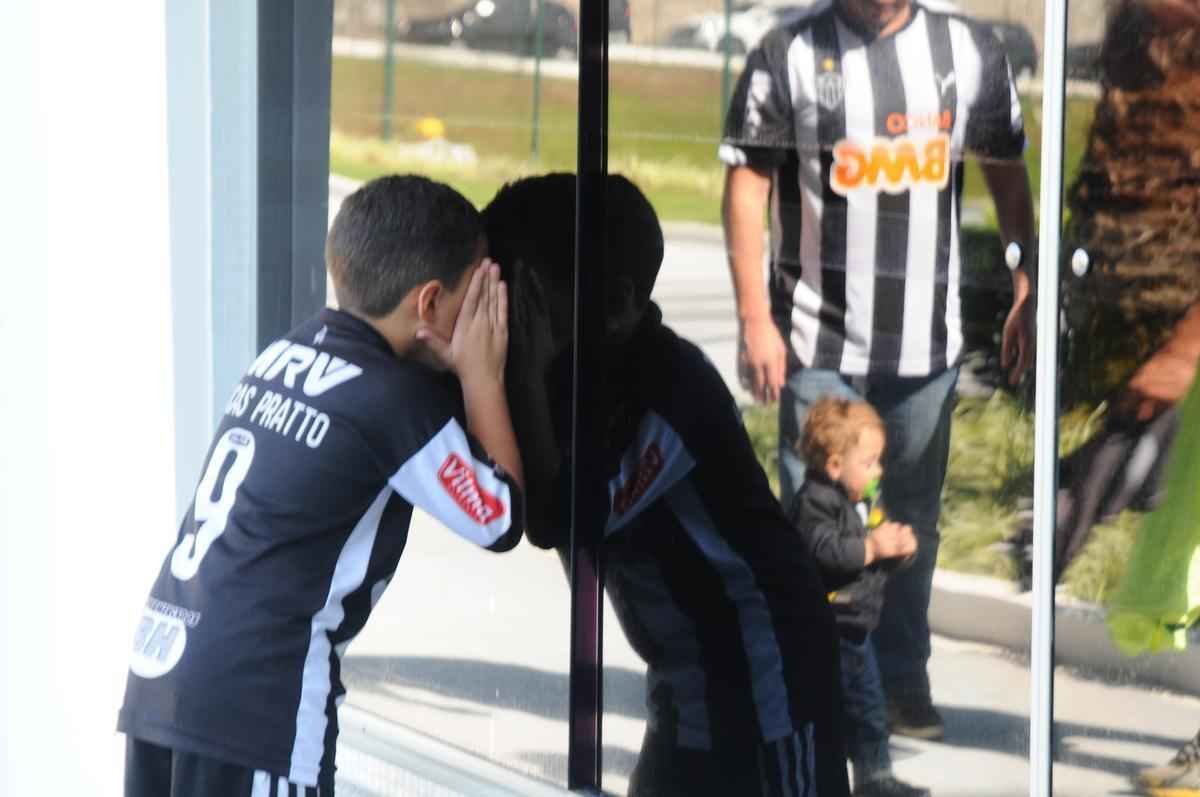 Na antevspera do clssico com Amrica, jogadores do Atltico se dedicaram a atividades na academia