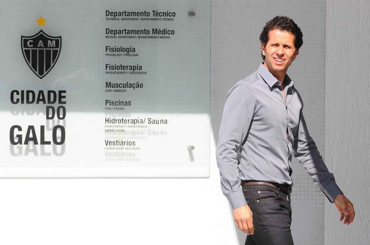 Na antevspera do clssico com Amrica, jogadores do Atltico se dedicaram a atividades na academia