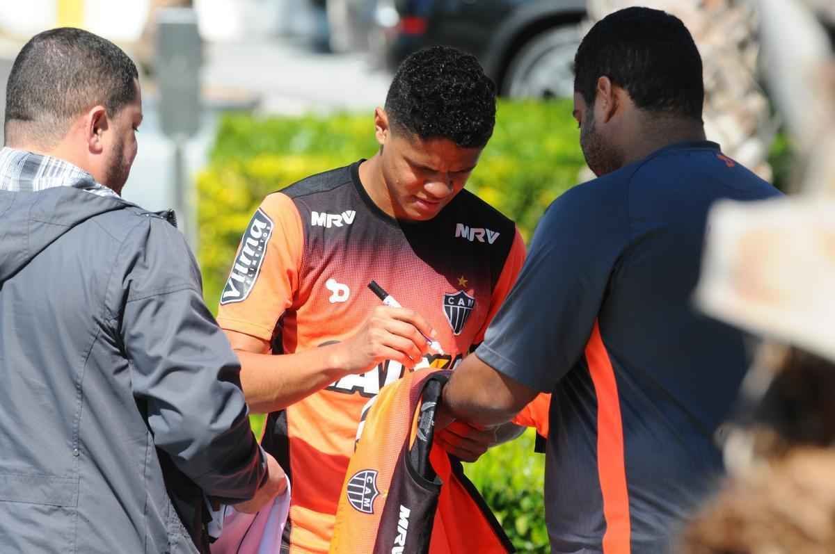 Na antevspera do clssico com Amrica, jogadores do Atltico se dedicaram a atividades na academia