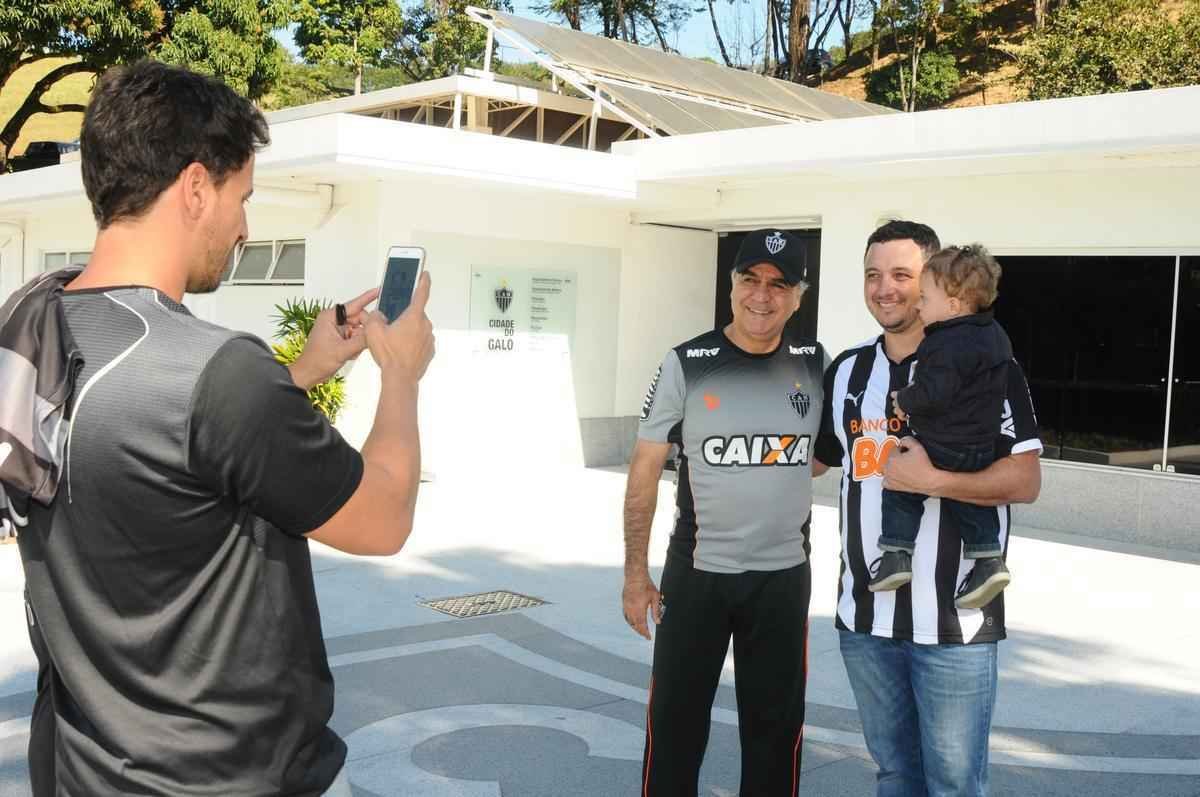 Na antevspera do clssico com Amrica, jogadores do Atltico se dedicaram a atividades na academia