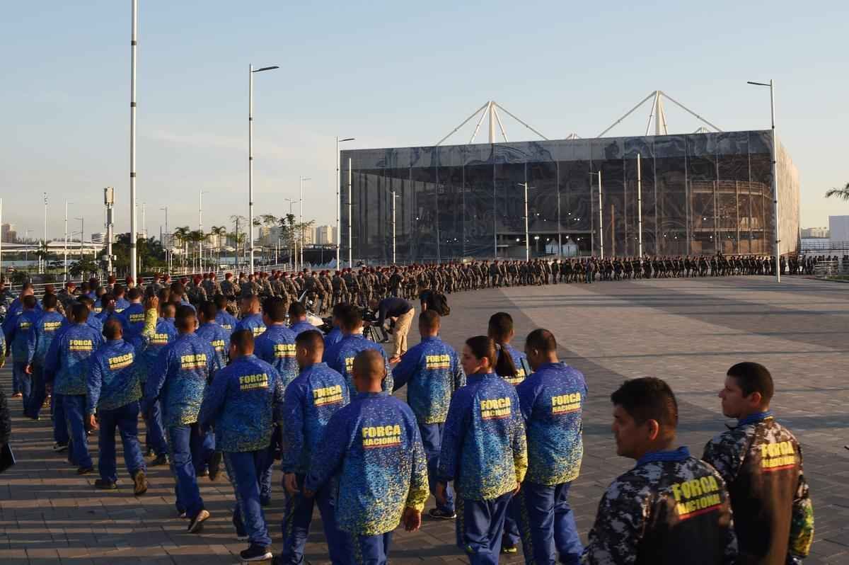 A 30 dias dos Jogos Olmpicos, Fora Nacional assume segurana das arenas do Rio de Janeiro