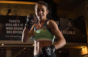 Imagens do treino aberto do UFC em Las Vegas - A campe peso palha, Joanna Jedrzejczyk