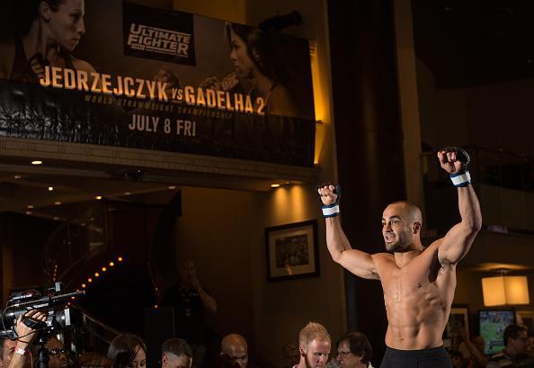 Imagens do treino aberto do UFC em Las Vegas - Eddie Alvarez, desafiante de Rafael dos Anjos