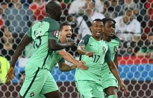 Nani ampliou para Portugal logo depois de Cristiano Ronaldo abrir o placar em Lyon