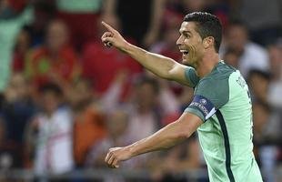 Nani ampliou para Portugal logo depois de Cristiano Ronaldo abrir o placar em Lyon