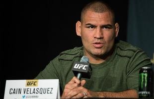 Imagens da coletiva do UFC 200, em Las Vegas - O ex-campe�o peso pesado Cain Velasquez