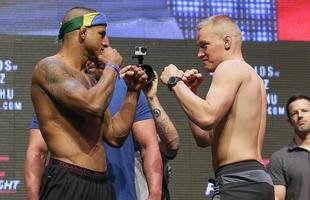 Pesagem oficial do UFC Fight Night 90 - Gilbert Durinho 70,3kg x Lukasz Sajewski 70,7kg