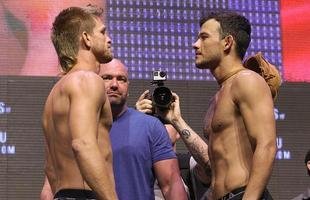 Pesagem oficial do UFC Fight Night 90 - Mike Pyle 77,3kg x Alberto Mina 77,5kg 