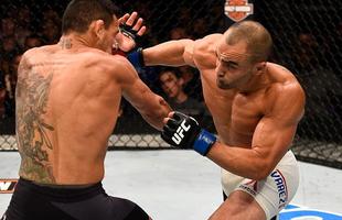 Na luta principal do UFC Fight Night 90, Rafael dos Anjos  nocauteado por Eddie Alvarez no primeiro round e perde cinturo do peso leve 