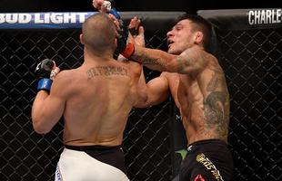 Na luta principal do UFC Fight Night 90, Rafael dos Anjos  nocauteado por Eddie Alvarez no primeiro round e perde cinturo do peso leve 