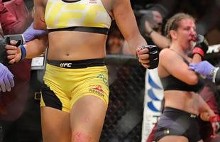 Fotos da grande vitria de Amanda Nunes pelo cinturo do UFC