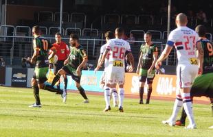 Amrica  derrotado pelo So Paulo por 3 a 0, no Morumbi