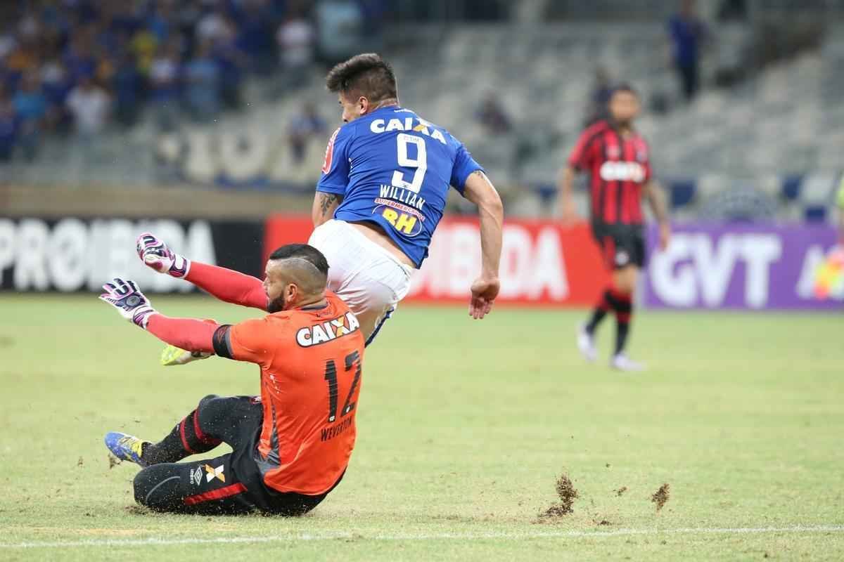 Fotos da partida entre Cruzeiro e Atltico-PR no Mineiro