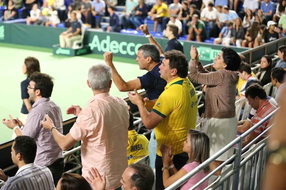 Brasil e Equador se enfrentam no Minas Tnis Clube, em Belo Horizonte, pela Copa Davis de tnis