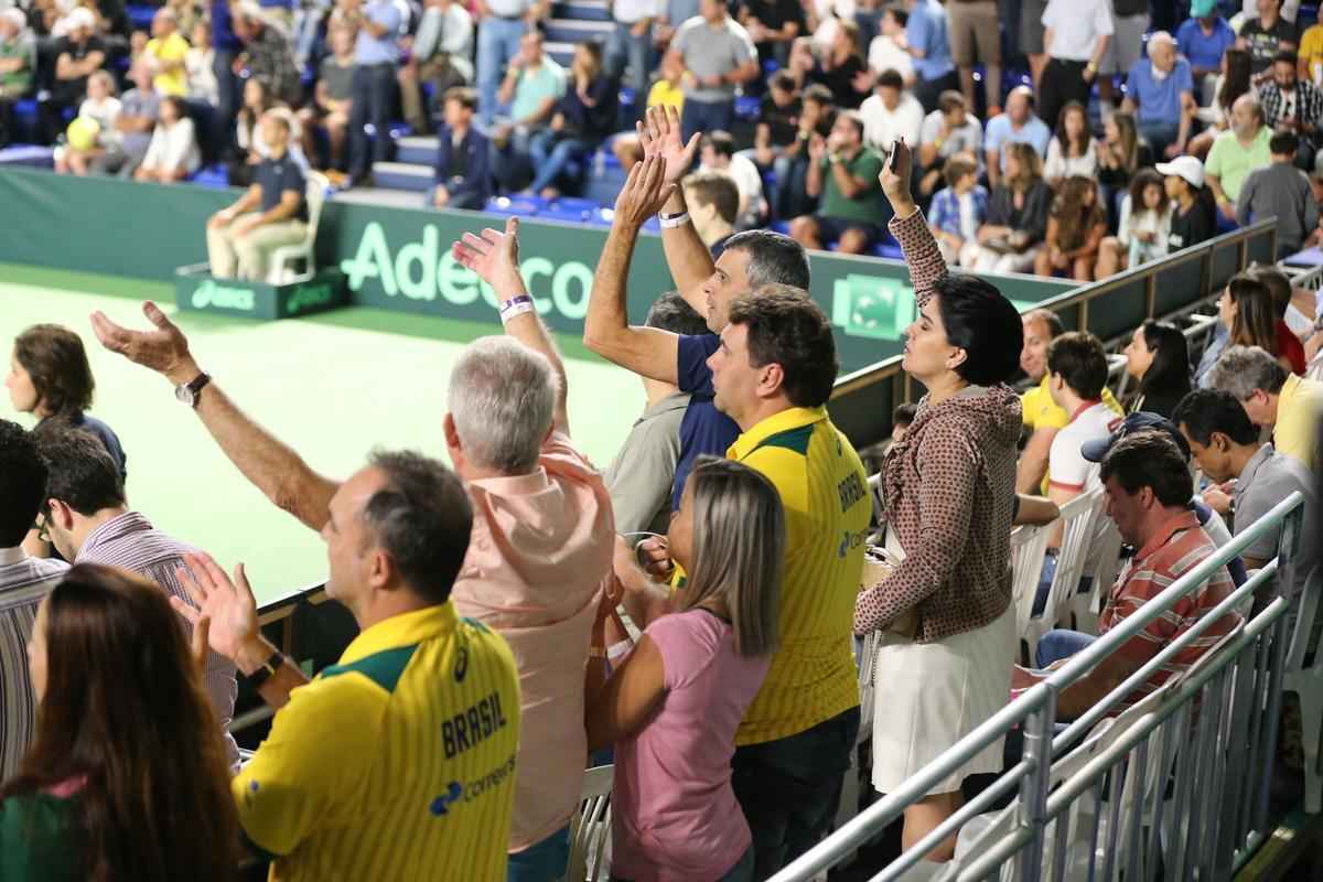 Brasil e Equador se enfrentam no Minas Tnis Clube, em Belo Horizonte, pela Copa Davis de tnis