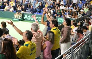Brasil e Equador se enfrentam no Minas Tênis Clube, em Belo Horizonte, pela Copa Davis de tênis
