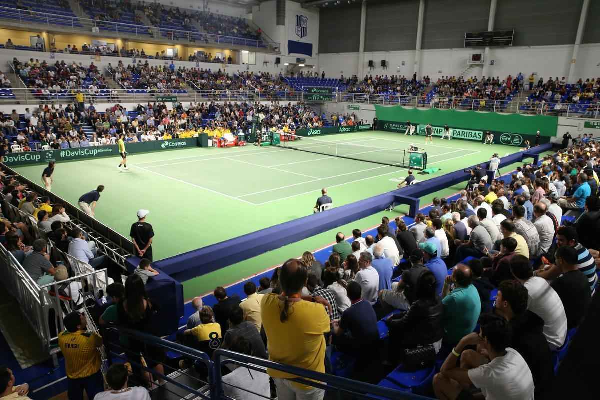 Brasil e Equador se enfrentam no Minas Tnis Clube, em Belo Horizonte, pela Copa Davis de tnis