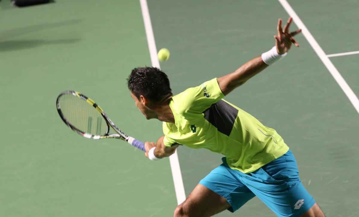 Brasil e Equador se enfrentam no Minas Tnis Clube, em Belo Horizonte, pela Copa Davis de tnis