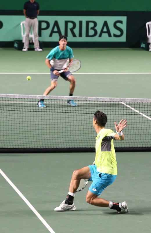 Brasil e Equador se enfrentam no Minas Tnis Clube, em Belo Horizonte, pela Copa Davis de tnis