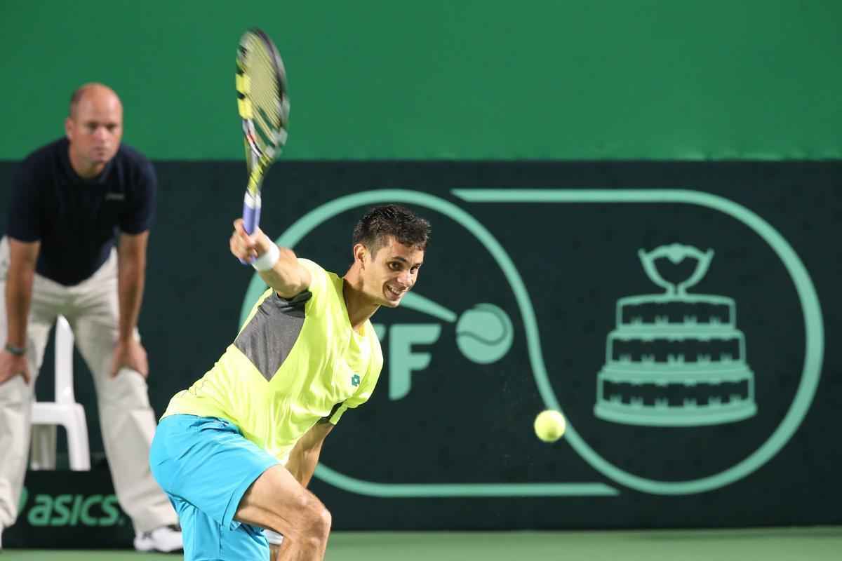 Brasil e Equador se enfrentam no Minas Tnis Clube, em Belo Horizonte, pela Copa Davis de tnis