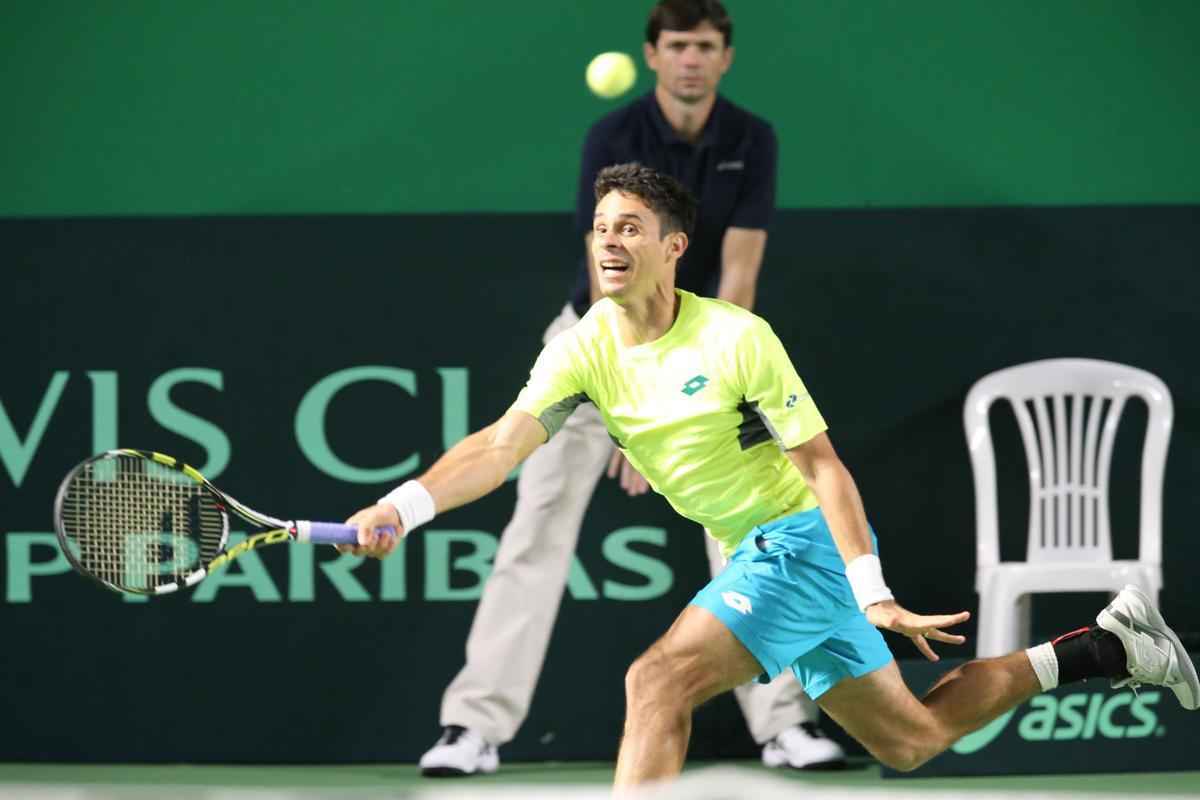 Brasil e Equador se enfrentam no Minas Tnis Clube, em Belo Horizonte, pela Copa Davis de tnis