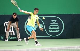Brasil e Equador se enfrentam no Minas Tênis Clube, em Belo Horizonte, pela Copa Davis de tênis