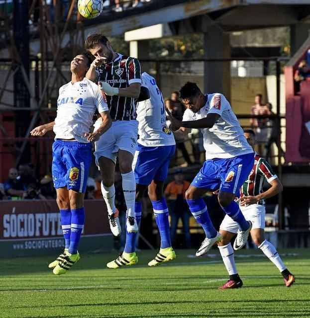 Imagens da partida entre Fluminense e Cruzeiro