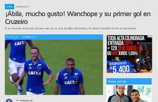 TyC Sports: 'bila, muito prazer! Wanchope e seu primeiro gol no Cruzeiro'