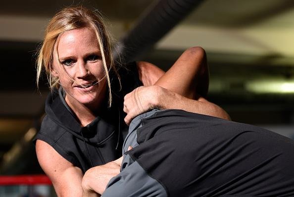 Imagens do treino aberto do UFC on Fox 20, em Chicago - Holly Holm se destacou pela simpatia