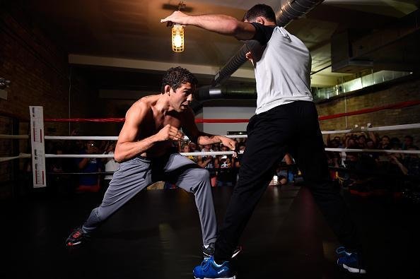 Imagens do treino aberto do UFC on Fox 20, em Chicago - Gilbert Melendez, rival do brasileiro