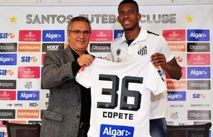 Copete chegou ao Santos e em poucas oportunidades j se destacou no time