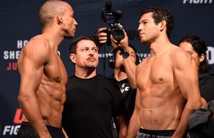 Pesagem oficial do UFC on Fox 20, em Chicago - Edson Barboza (70,3kg) x Gilbert Melendez (70,3kg)