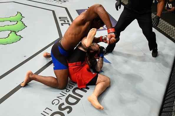 Francis Ngannou venceu Bojan Mihajlovic por nocaute tcnico no primeiro round
