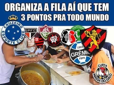 Derrota do Cruzeiro para o Sport gerou muitas provocaes nas redes sociais