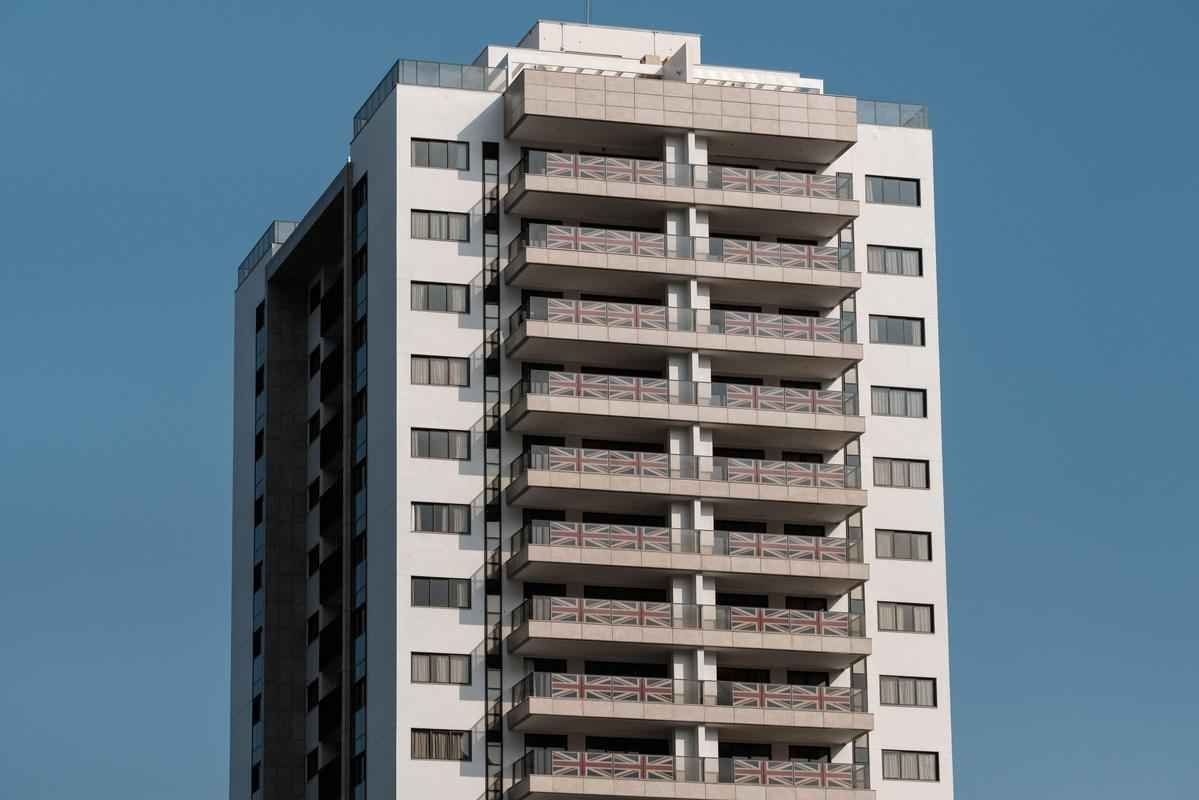 Prdio que ir hospedar a delegao britnica