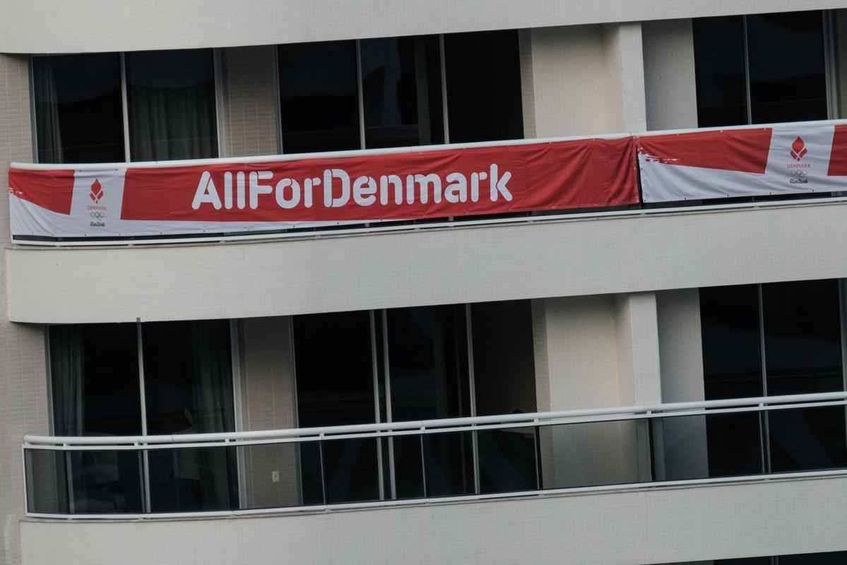 Prdio que ir hospedar a delegao da Dinamarca