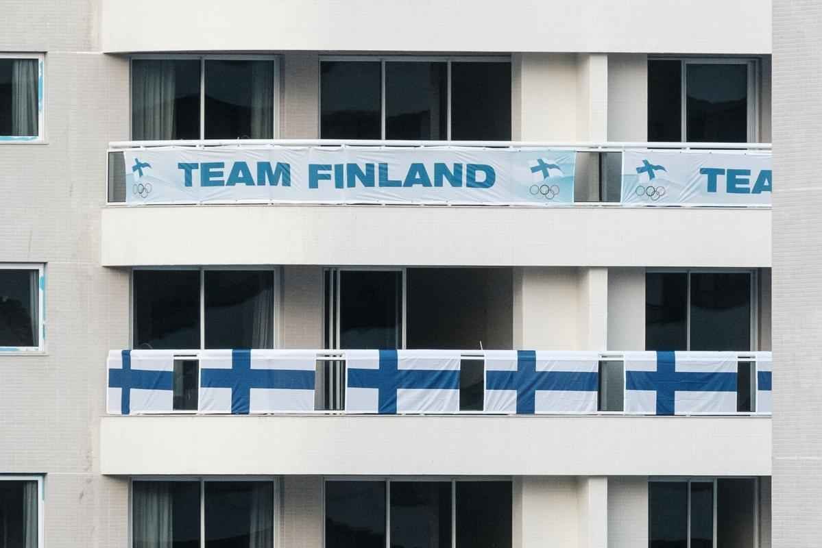 Prdio que ir hospedar a delegao da Finlndia