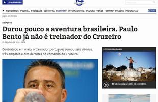 Cruzeiro demitiu treinador portugus nesta segunda, aps nova derrota no Brasileiro