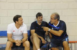 Tcnico da Seleo Polonesa Masculina de Vlei visitou Marcelo Mendez durante treino do Cruzeiro em BH