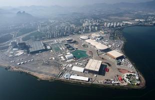 Rio de Janeiro visto de cima a alguns dias dos Jogos 2016. Parque Olmpico do Barra