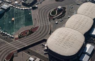 Rio de Janeiro visto de cima a alguns dias dos Jogos 2016. Parque Olmpico do Barra